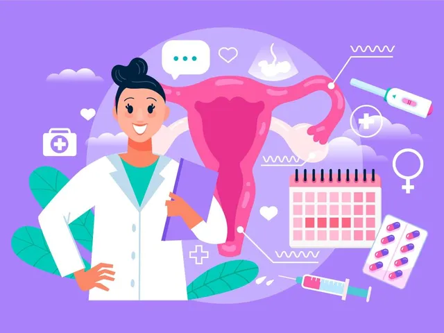 Врач-гинеколог консультирует пациентку, обсуждая результаты анализов