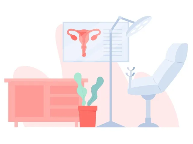 Врач-гинеколог обсуждает с пациенткой результаты ПЦР-теста