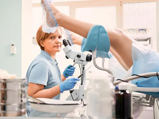 Врач-гинеколог консультирует пациентку, обсуждая важность лечения партнера